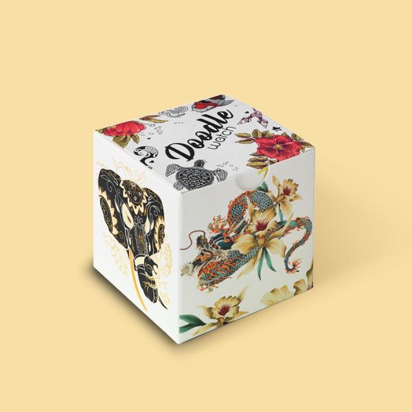 Doodle Damen Uhr ART PATCHWORK DOODLE WATCH DO35016 NEU