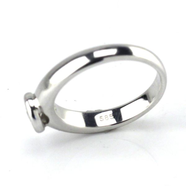 Solitär Brillant Ring 585er Weißgold 0,25 Ct Diamant im Brillantschliff GR 53,5 NEU (6679)