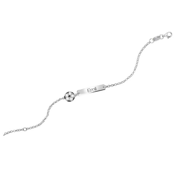 SCOUT Armband Gravurarmband "FUßBALL" 925er Sterlingsilber 260194100 NEU