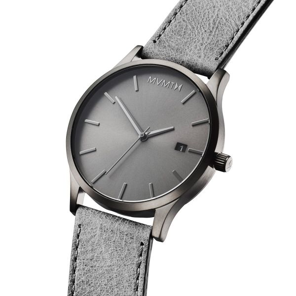 MVMT Herren Uhr Classic MONOCHROME Ø 45 mm D-MM01-GRGR