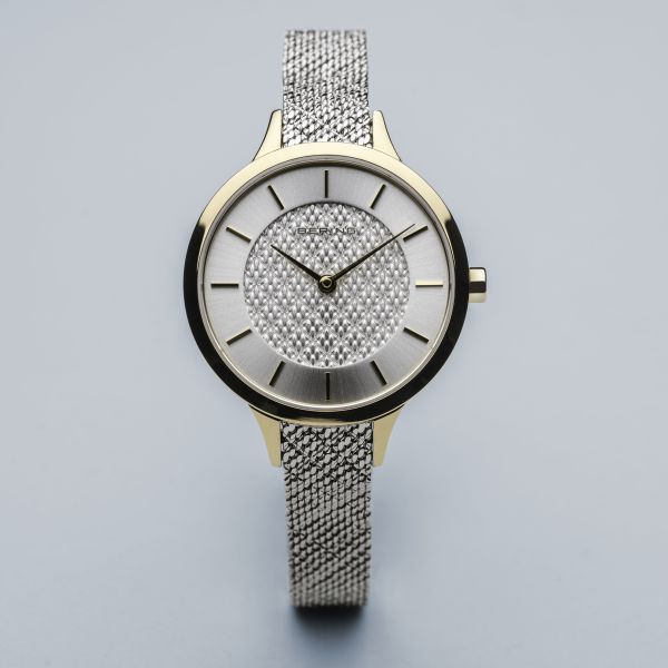 BERING Damen Armbanduhr Classic gold glänzend 17831-010 NEU