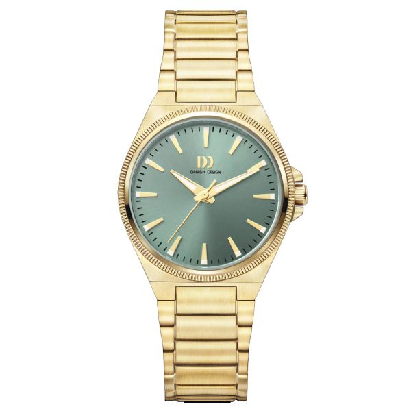 Danish Design Armbanduhr DKx Pro Gold Sage Green S IV85Q1303 NEU