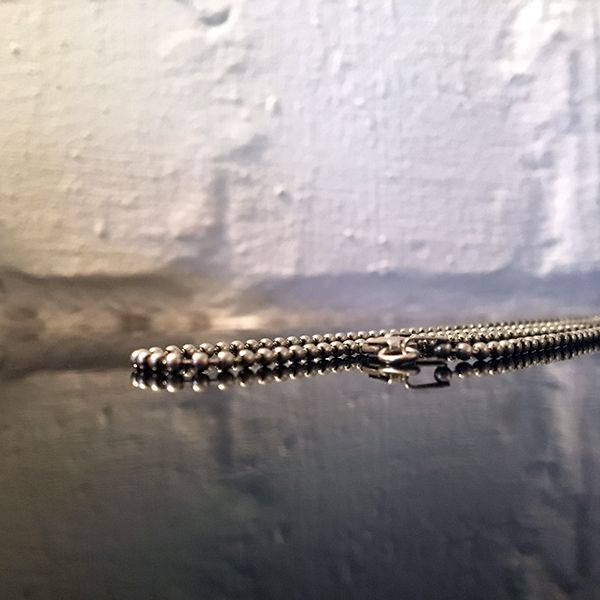 JJJ LA Halskette "BALL & CHAIN" Kugelkette 925er Silber Ø 2 mm 60 cm lang