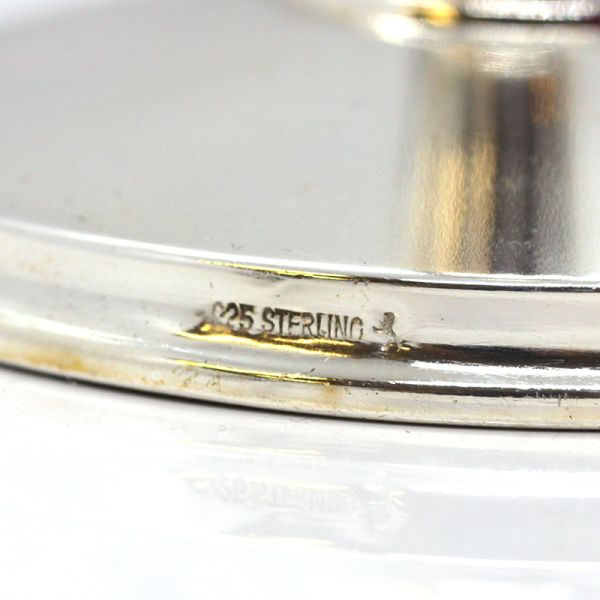 Kerzenleuchter Kerzenständer 1 Flamme 925er Silber (18815)