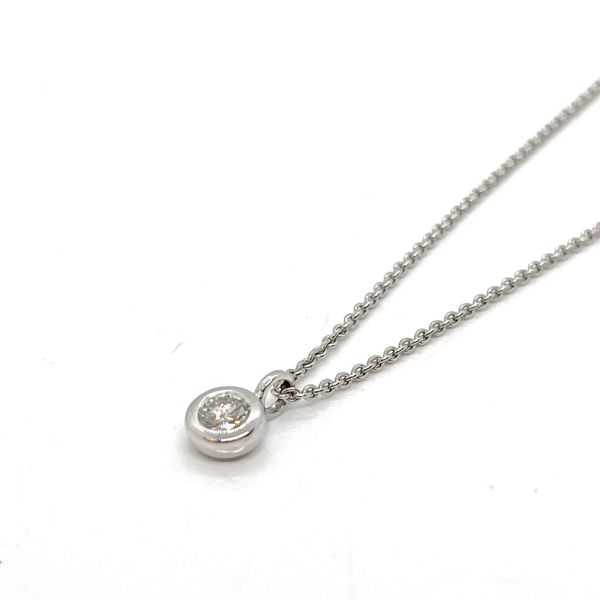 Collier "SOLITÄR" Ankerkette 585er Weißgold 0,25 Ct Diamant im Brillantschliff Länge 42 cm NEU