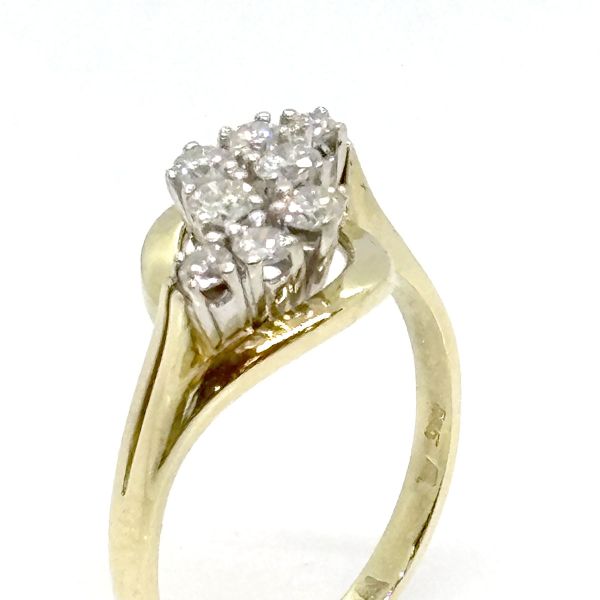 Diamant Ring 585er Gelbgold GR 65 ca. 0,72 Ct Diamanten im Brillantschliff (25759)