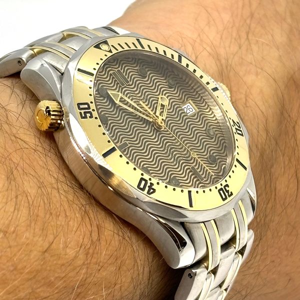 Omega Seamaster 300M Automatik Edelstahl 18Kt Gold Ref. 168.1503 (31546)