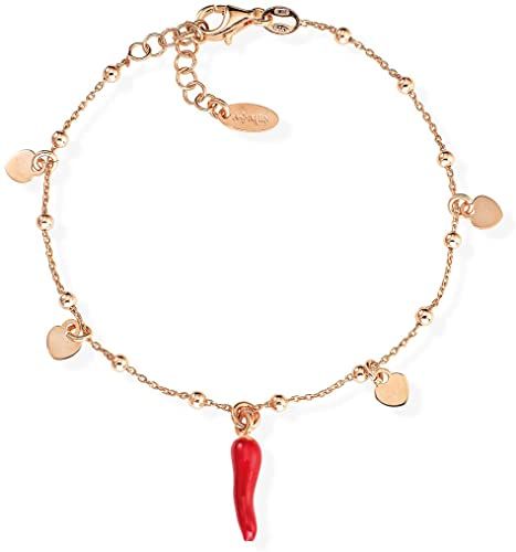 AMEN Armband Damen 925er Silber Rosé vergoldet Chilli BRCSHRR3 NEU