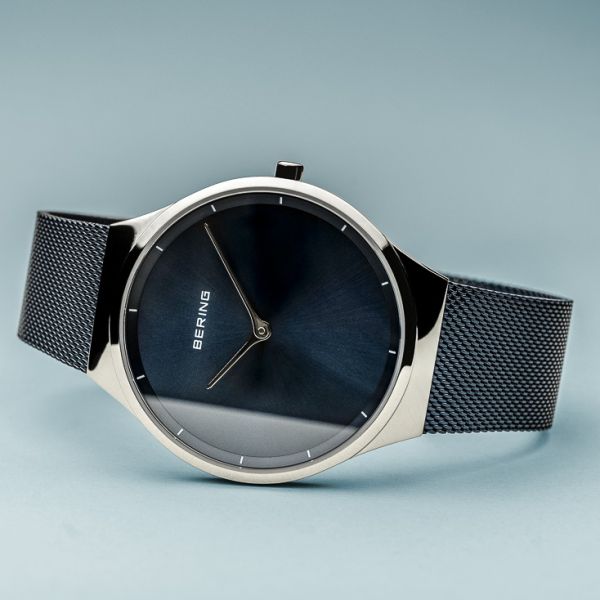BERING UNISEX Armbanduhr Classic silber glänzend 12138-307 NEU