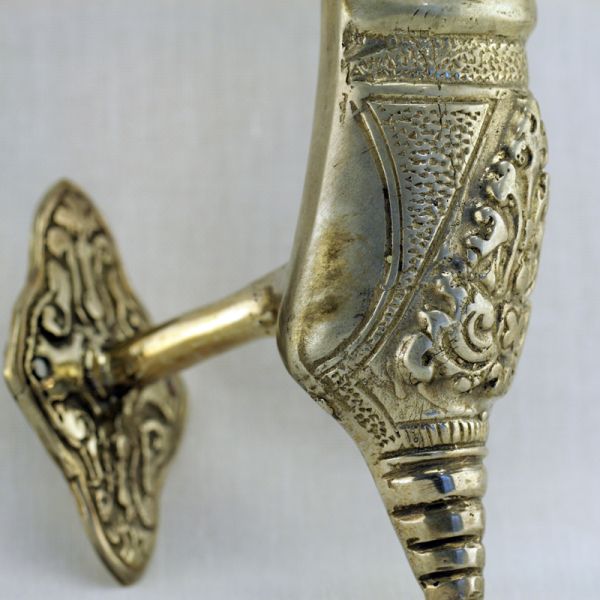 Skull Türgriff Bronze versilbert Handmade Skullart RAR