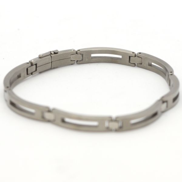 BOCCIA Titanium Armband Gliederarmband 210 mm kürzbar (2864)