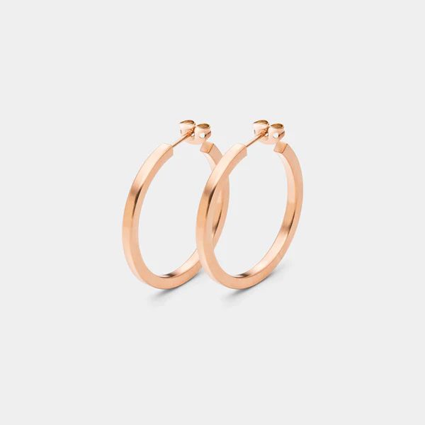 monomania Creolen Edelstahl Roségold ø 30,5 mm NEU