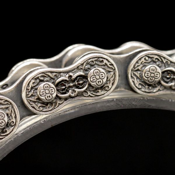 Armband Gliederarmband "BIKERCHAIN" 230 mm Handgraviert by ZOCALO Japan NEU