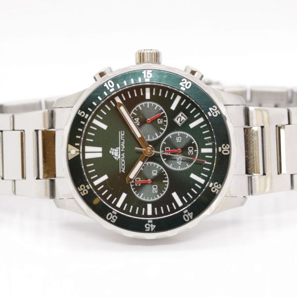 Adora Nautic Armbanduhr Chrono Edelstahl Ø 42 mm AN2258 NEU