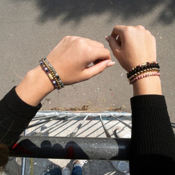 Rebel & Rose Armband "Rose Garden Gold" 19 cm RR-40097-G-L NEU