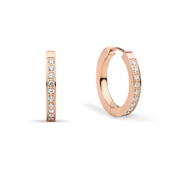 BERING Creolen Arctic Symphony roségold glänzend 726-37-05 NEU