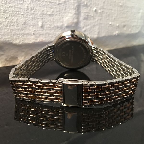 Adora Design Damen Armbanduhr AD8063 Edelstahl IP Roségold beschichtet