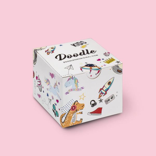 Doodle Kinder Armbanduhr "EINHORN FLAMINGOS" DO32005 Ø 32 mm NEU