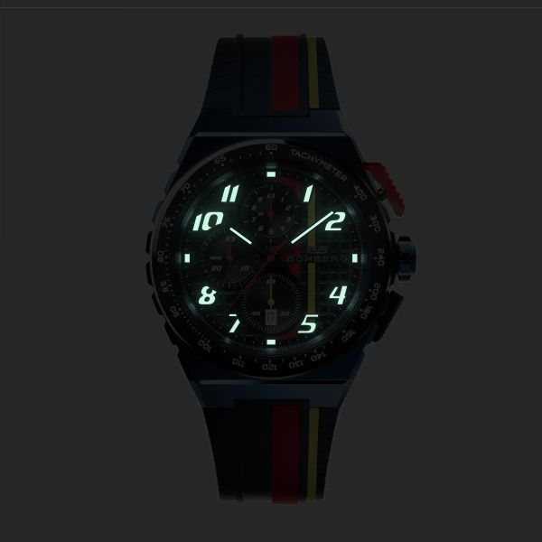 BOMBERG APEX RB Edelstahl Quarz Chronograph NT42CHPBL.01-4.12 NEU