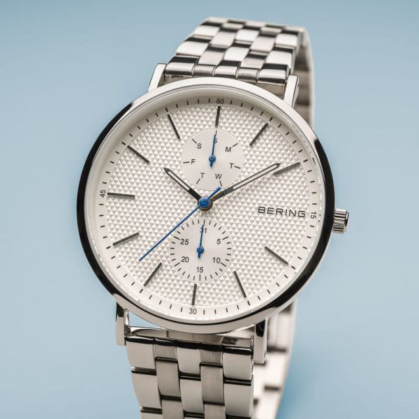 BERING Damen Armbanduhr Edelstahl silber glänzend 14236-700 NEU