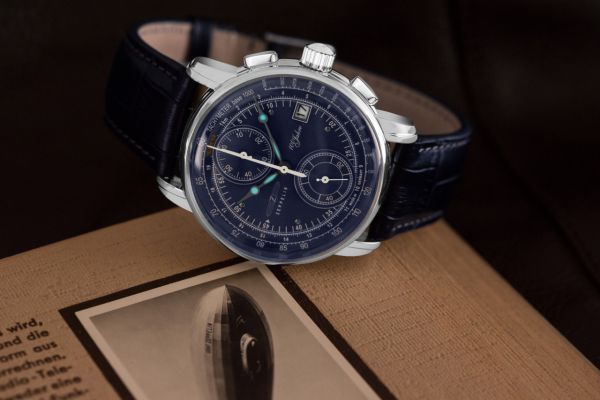 Zeppelin Herren Armbanduhr 8670-3 100 Jahre Zeppelin Edelstahl Citizen-Miyota 6S11 NEU