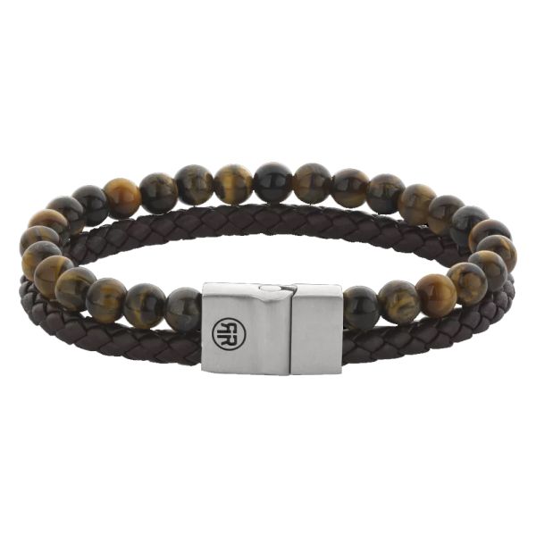 Rebel & Rose Armband "Full Metal Premium Combo 12mm Tiger Lily 17,5 cm RR-M0058-S-M NEU