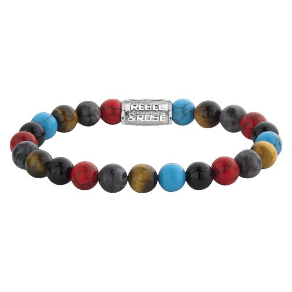 Rebel & Rose Armband "Red Hot Summer" 8 mm RR-80083-S-L 19 cm NEU