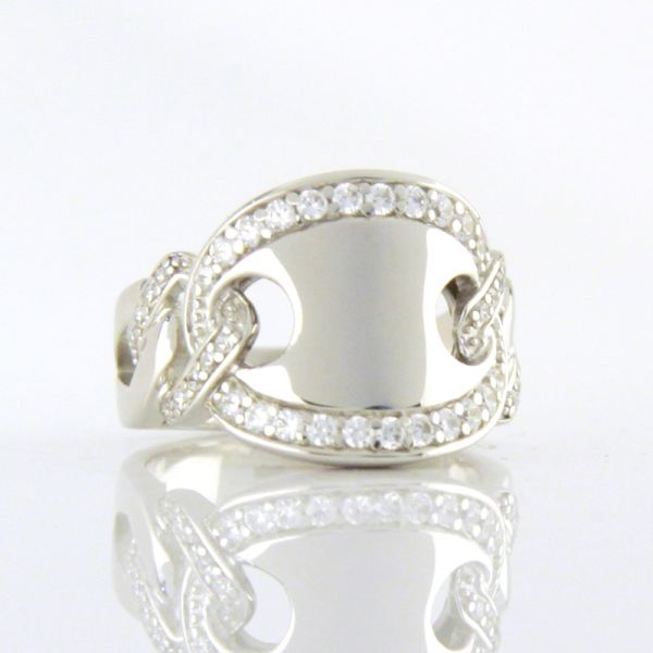 GOOIX Damen Ring 925er Silber Zirkonia GR 54 NEU UVP.: 69,-