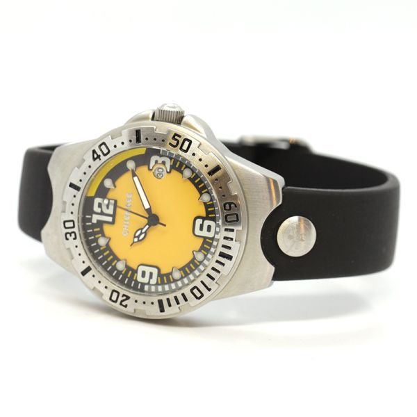 Chiemsse Armbanduhr Sportuhr UNISEX Ref 9027 Zifferblatt Gelb NEU