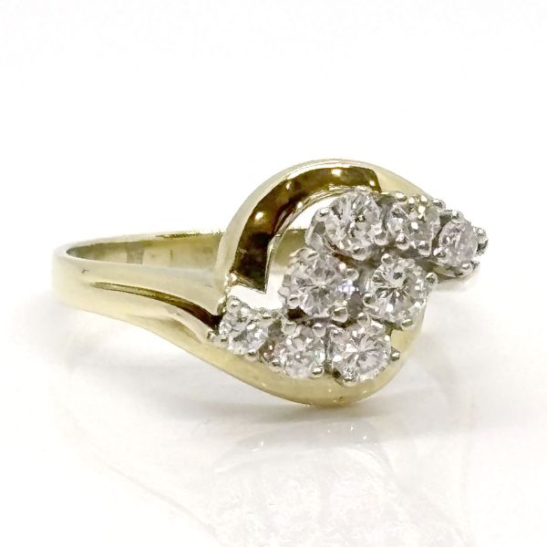 Diamant Ring 585er Gelbgold GR 65 ca. 0,72 Ct Diamanten im Brillantschliff (25759)
