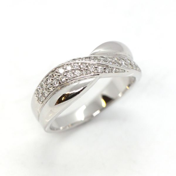 Brillant Ring 585er Weißgold 0,40 Ct Diamanten im Brillantschliff GR 60 (PF2253)