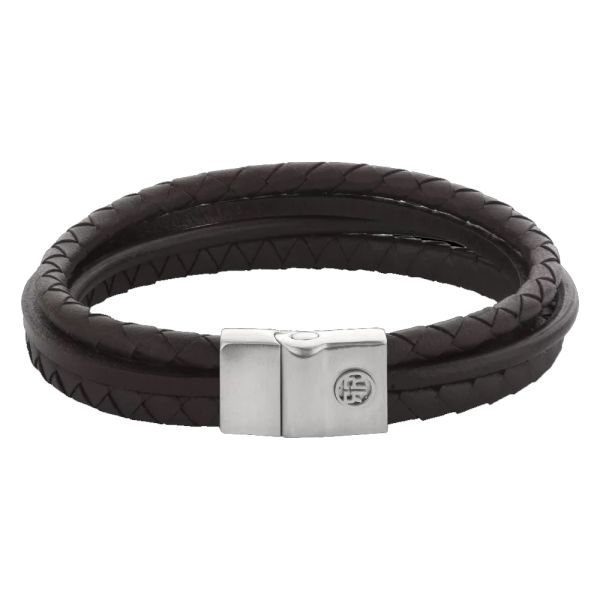 Rebel & Rose Armband "Full Metal Premium Combo 12mm Brown 19 cm RR-M0055-S-L NEU