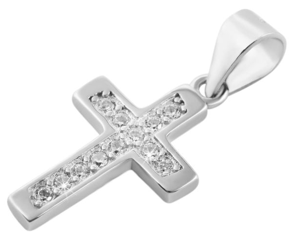 Anhänger Kreuz "Ritan" 925er Silber rhodiniert Zirkonia 5310109-001 NEU