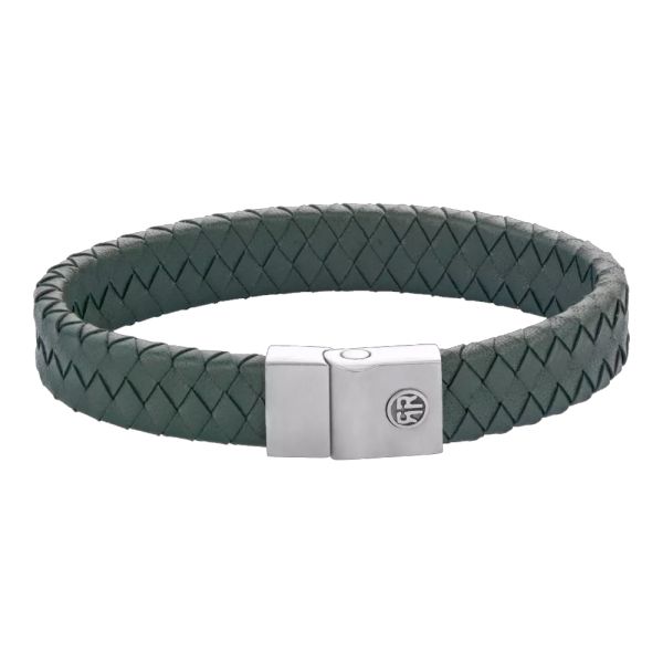 Rebel & Rose Armband "Full Metal Premium 12mm Green" 19 cm RR-M0045-S-L NEU