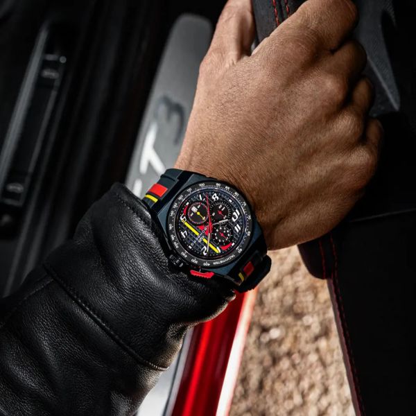 BOMBERG APEX RB Edelstahl Quarz Chronograph NT42CHPBL.01-4.12 NEU