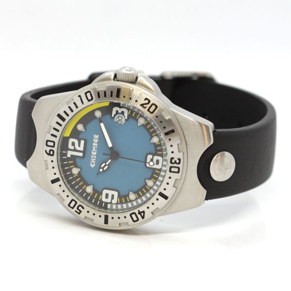 Chiemsse Armbanduhr Sportuhr UNISEX Ref 9026 Zifferblatt Petrol NEU