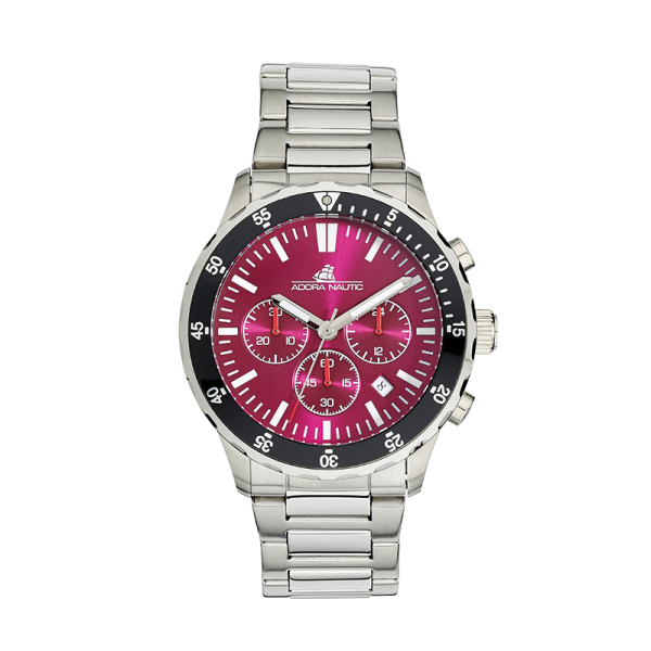 Adora Nautic Armbanduhr Chrono Edelstahl Ø 42 mm AN2259 NEU