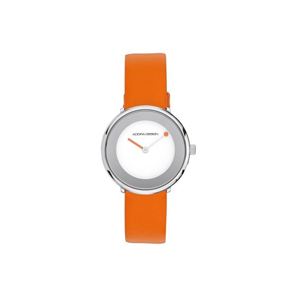 Adora Design Armbanduhr Edelstahl Orange AD8762 3 bar NEU