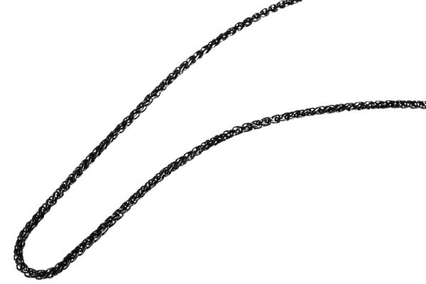 Raptor Edelstahlzopfkette, Länge: 60 + 5 cm, Stärke: 3 mm, schwarz RA50079-0600 NEU