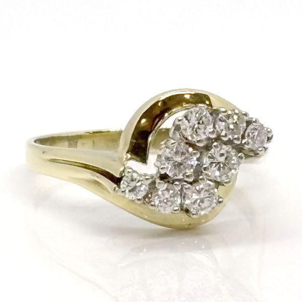 Diamant Ring 585er Gelbgold GR 65 ca. 0,72 Ct Diamanten im Brillantschliff (25759)