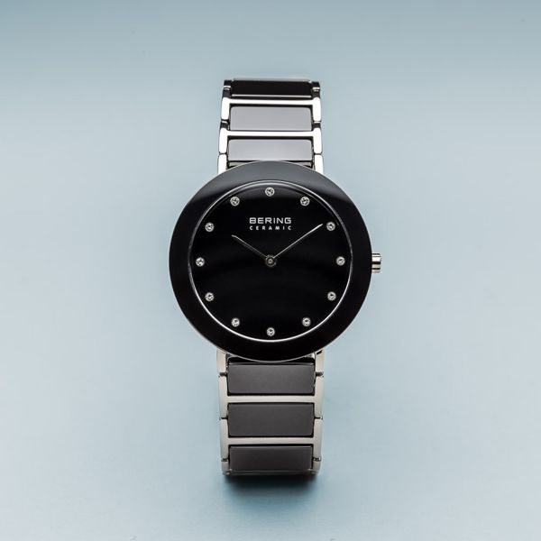 BERING Damen Armbanduhr Ceramic silber glänzend 11435-749 NEU