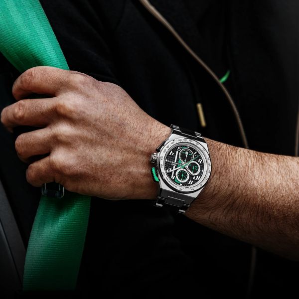 BOMBERG APEX GB Edelstahl Quarz Chronograph NT42CHSP.01-2.12 NEU