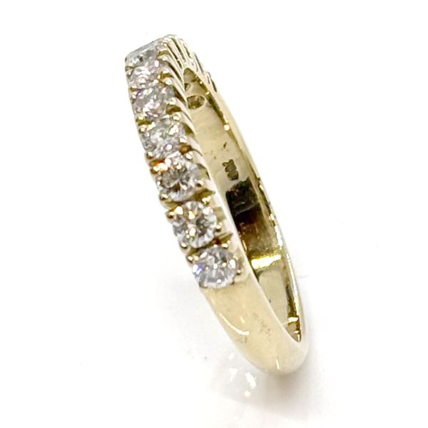 Diamant Ring Habmemoire 750er Gelbgold GR 57 ca. 0,77 Ct Diamanten im Brillantschliff (26128)
