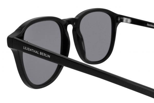 Lilienthal Berlin Sonnenbrille Schönhauser Black Matte Gray S03-A01M-02Z NEU