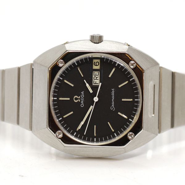 Omega Seamaster Vintage Day Date Edelstahl Quarz (13216)