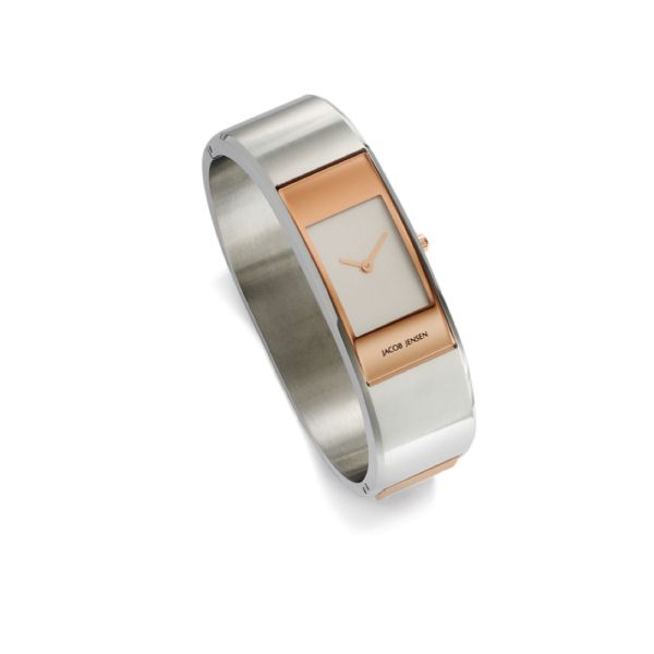 JACOB JENSEN Damen Armbanduhr Spangenuhr "Eclipse" 455 / M - 58 mm NEU