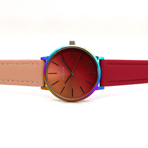 Adora Damen Armbanduhr "Rainbow" Edelstahl AT5590 NEU