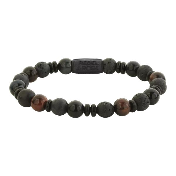 Rebel & Rose Armband "Variations Mix-Black" 8 mm RR-80123S-L 19 cm NEU