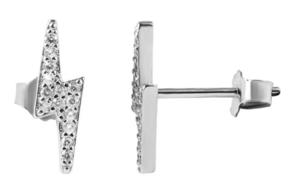 Ohrstecker "Benja" Blitz 925er Silber rhodiniert Zirkonia 5300133-001 NEU