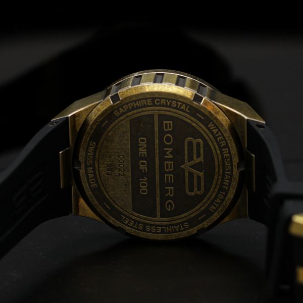 BOMBERG BOLT-68 NEO SPARTACUS - 43 mm Edelstahl PVD bronce BF43H3PBR.02-2.12 NEU